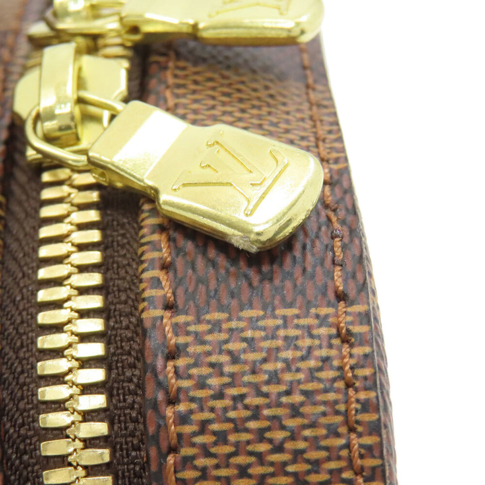 LOUIS VUITTON Authentic Brown Damier Canvas Hobo Bag - Picture 9 of 16